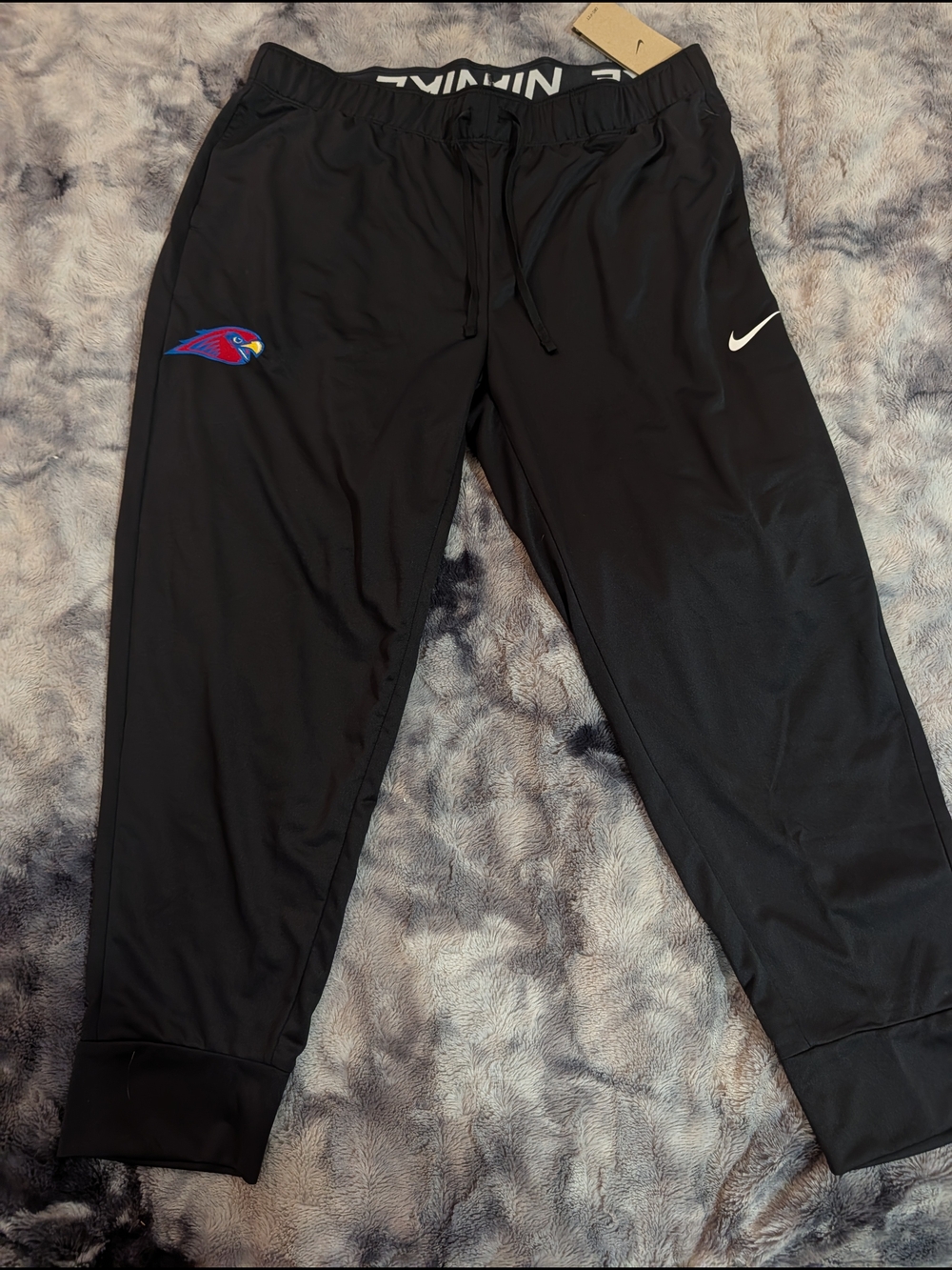 NWT Nike Women's Black Sports Fan Jogger pants- Size XL